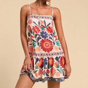Floral Embroidered Dress